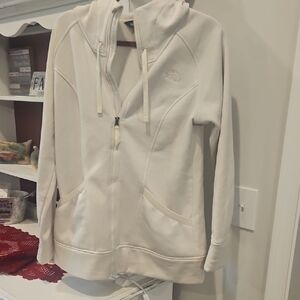 The North Face Women’s Off-White Full-Zip Hoodie